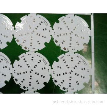 Multi layer Round LED Lighting FR4 PCB Board with White / B
